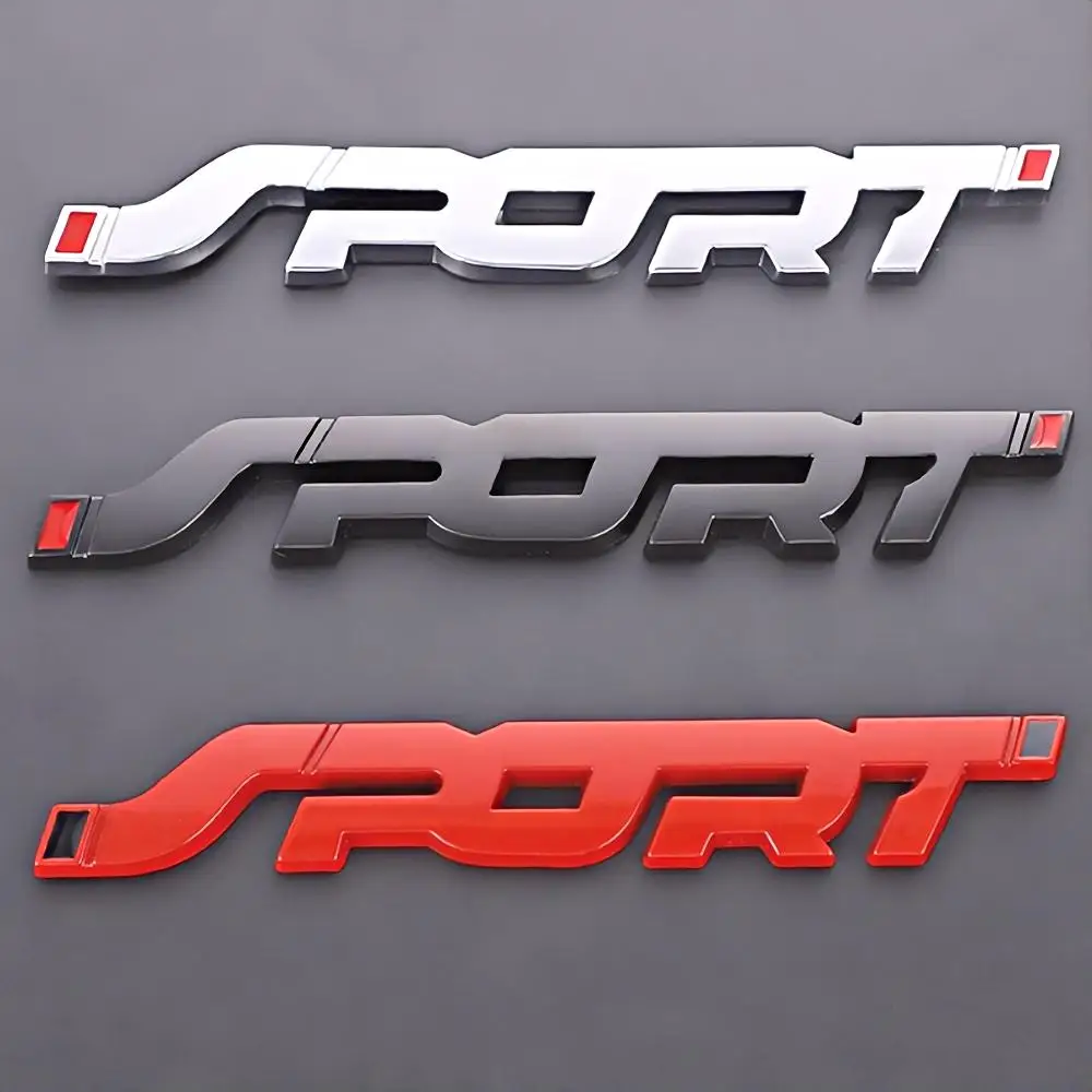 1x Mode Sport Emblem Abzeichen Auto Stamm Kotflügel Aufkleber Auto Auto Aufkleber Decor