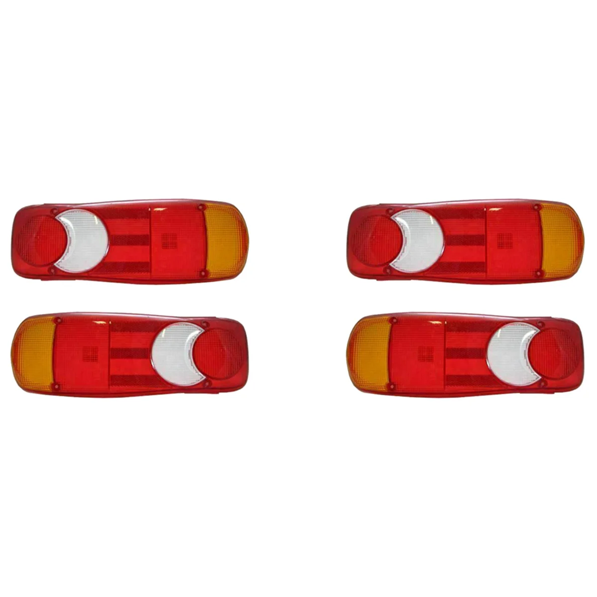 

4Pcs Truck Tail Light Cover Reverse Light Light Housing Trailer Brake Light Cover for DAF LF45 LF55 Nissan Cabstar Truck