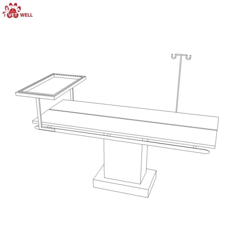 Veterinary V-shaped Operating Table Hydraulic Lifting Pet Operation Bed For Veterinary Practice