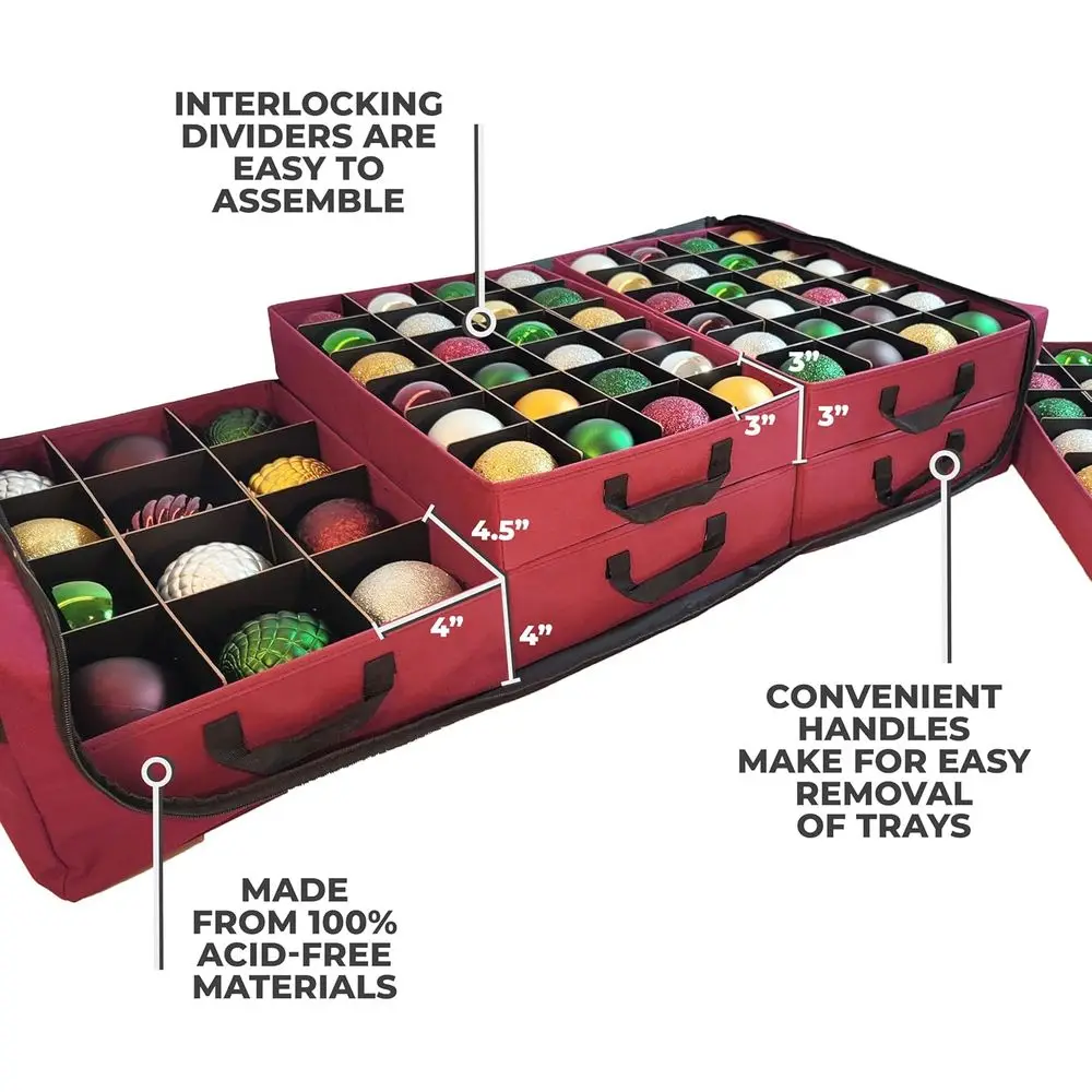 منظم زينة تحت السرير لـ 108 ديكور، 72 3 و36 4 مقاسات (SB-40060-VT) #3