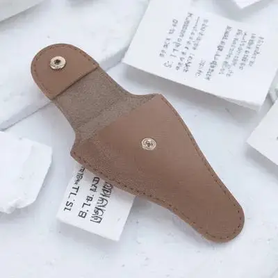 

Protective Cuticle Nipper Cover Soft PU Manicure Pedicure Tool Scissors Holder Nail Clippers Protective Cap Cuticle Nipper Cover