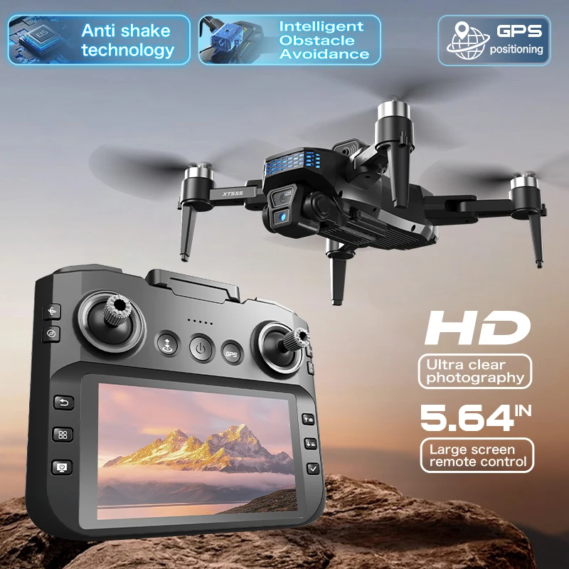 

Профессиональный квадрокоптер 8K с FPV и камерой 4K для аэрофотосъемки, GPS и системой предотвращения столкновений, складной радиоуправляемый вертолет-игрушка