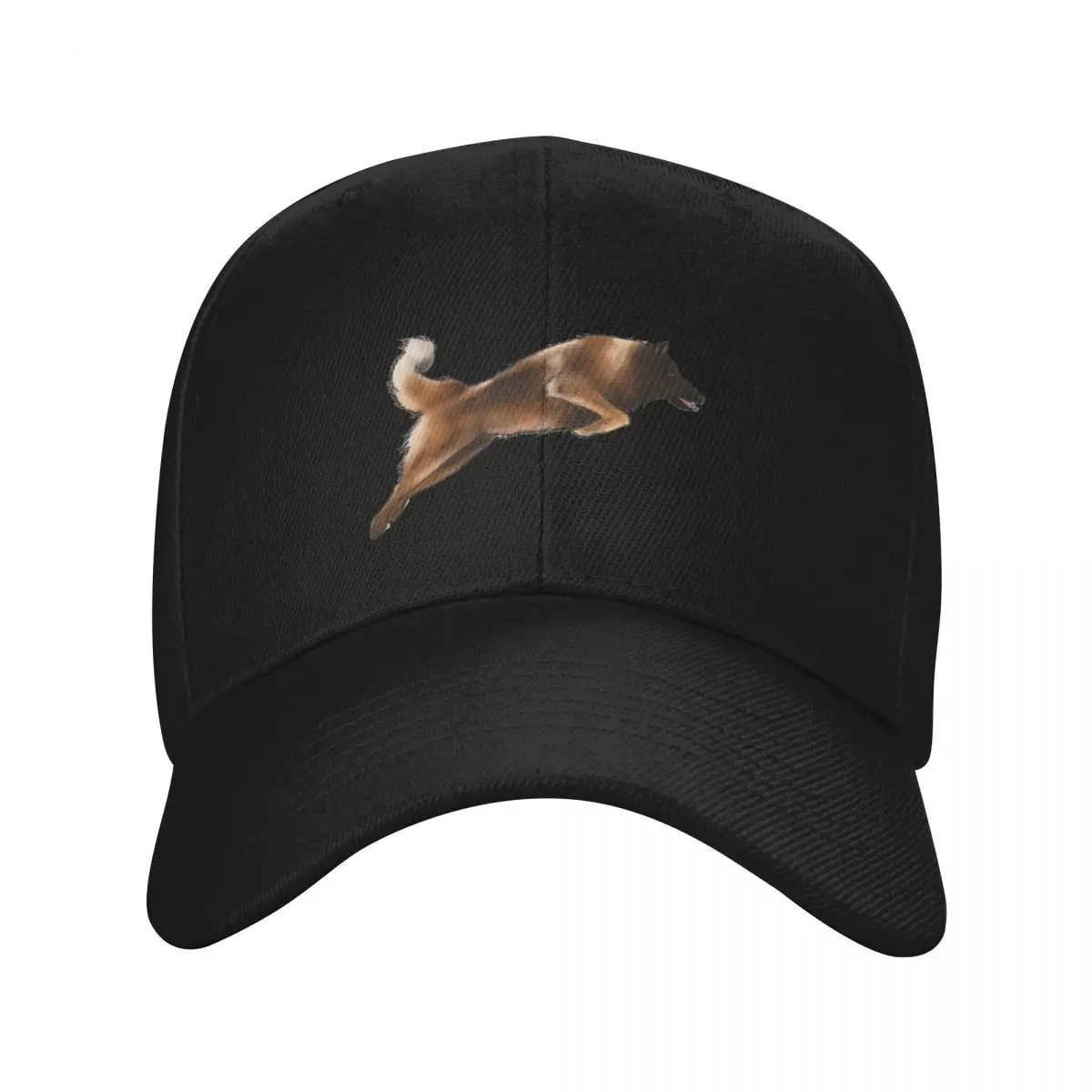 Belgian Tervuren Jumping Baseball Cap Golf Hat Hat Man For The Sun Women's Men's