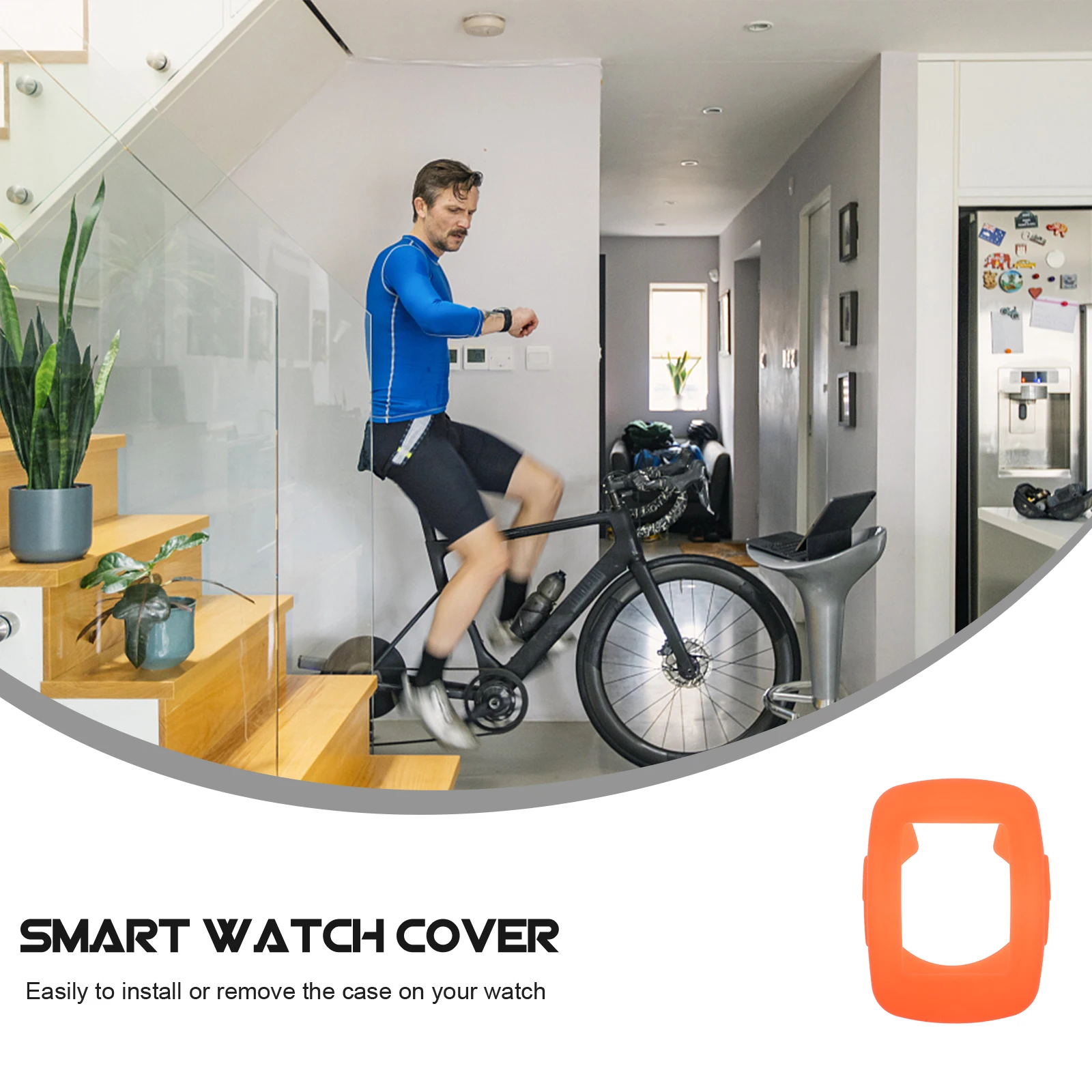 

Protective Case Cover Simple Watch Bike Computer Shell Tag Smartwatch Riding