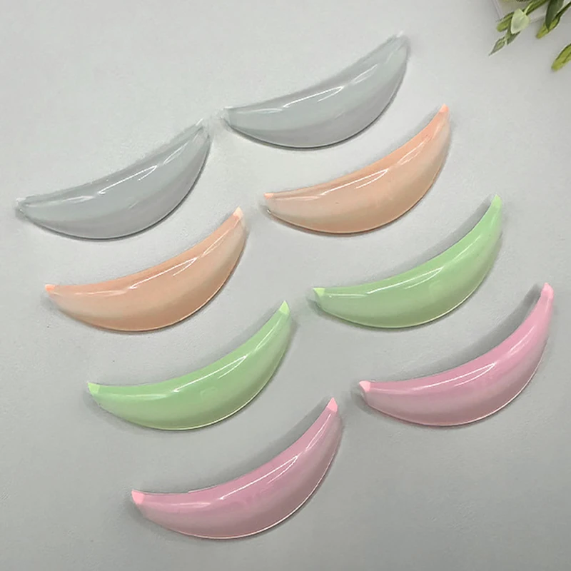 4 Pary Podkładek Silikonowych do Trwałej na Rzęsy L Curl Podkłady do Podnoszenia i Trwałej na Rzęsy Kolorowe Akcesoria do Makijażu i Upiększania Rzęs