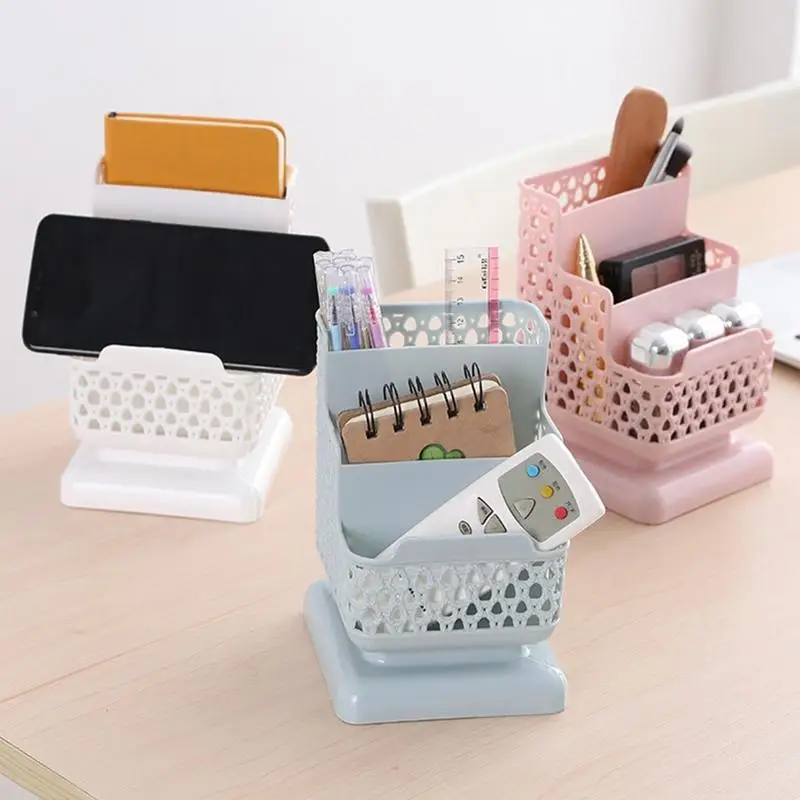 

Desktop Storage Box 3 Compartment Desk Organizers And Accessories Supply Storage Box Desktop Storage Organizer Desktop Stationar