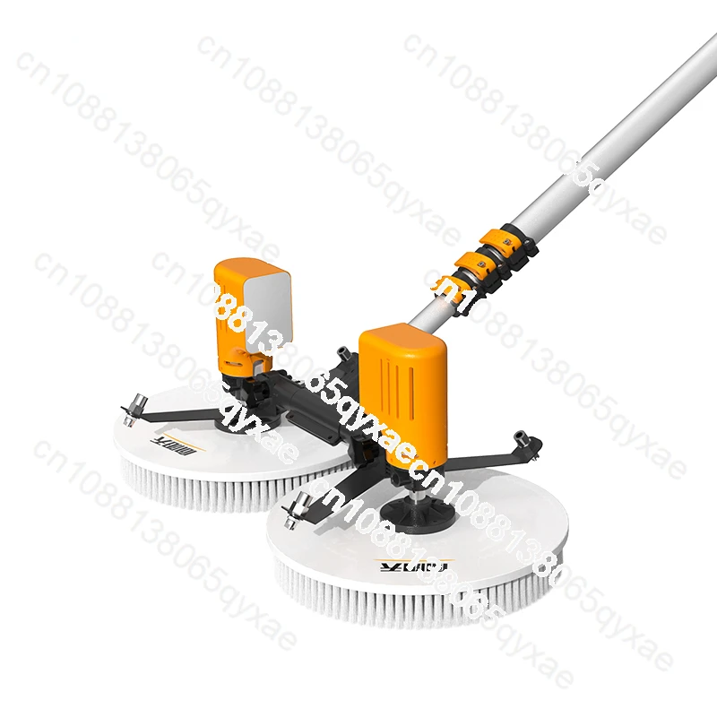 Hot Selling Solar Panel Cleaning Rotating Brush 3.5M/5.5M/7.5M Robot Cleaner Machine Kit with Telescopic  Tool