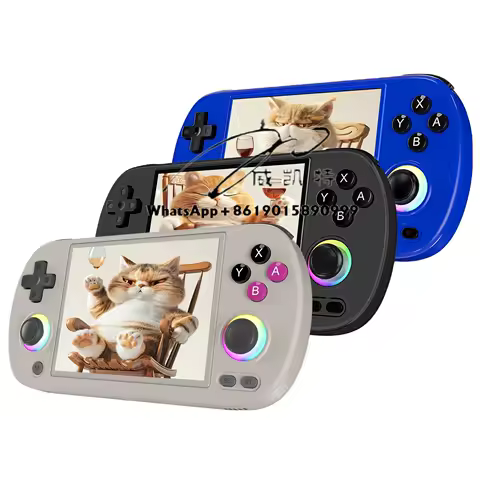 NewAnbernic Ambernic Rg40xx h Retro Handheld Portable Game Console 4 Inch RGB Roller 64/128gb Play PSP PS1