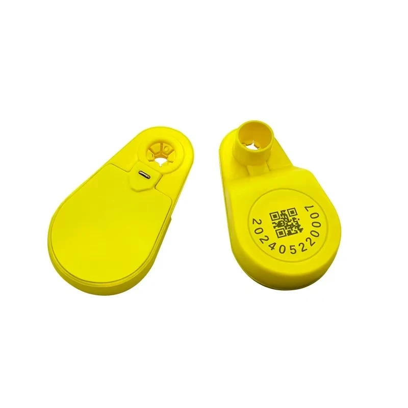 Smart Bluetooth Electronic Ear Tag For Pigs Cattle Sheep Laser Marking RFID Additive Grade Molding Measures Animal Temperature