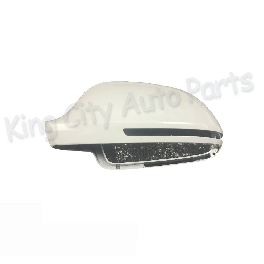

For Audi A4L A6L Q5 09-17 Side Rearview Mirror Cover Rear View Mirror Cap Shell Car Outside Reversing Mirror Housing Hood