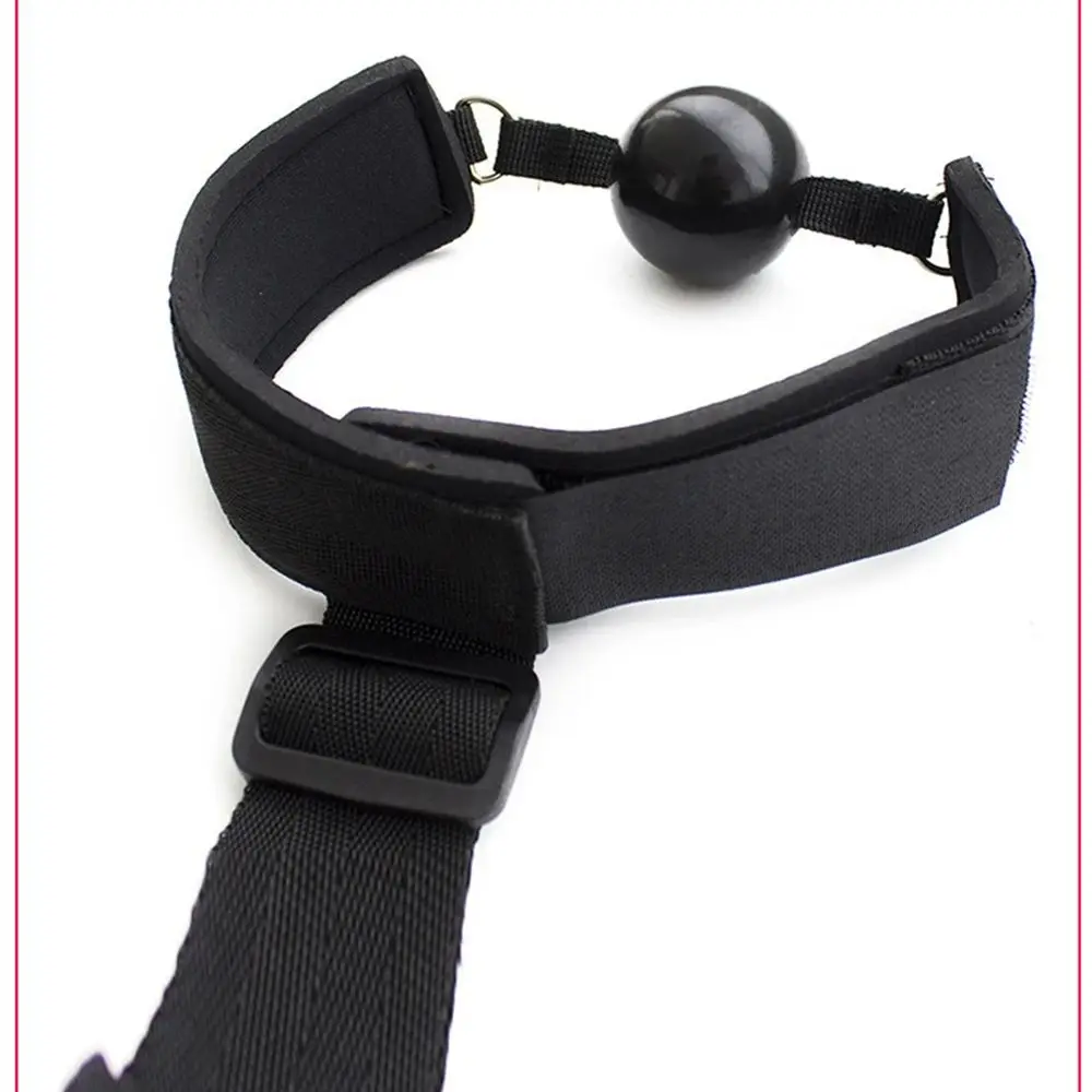 18 adult sex toy mouth plug ball SM alternative bondage passionate handcuffs binding toy Couple flirting and sexual products