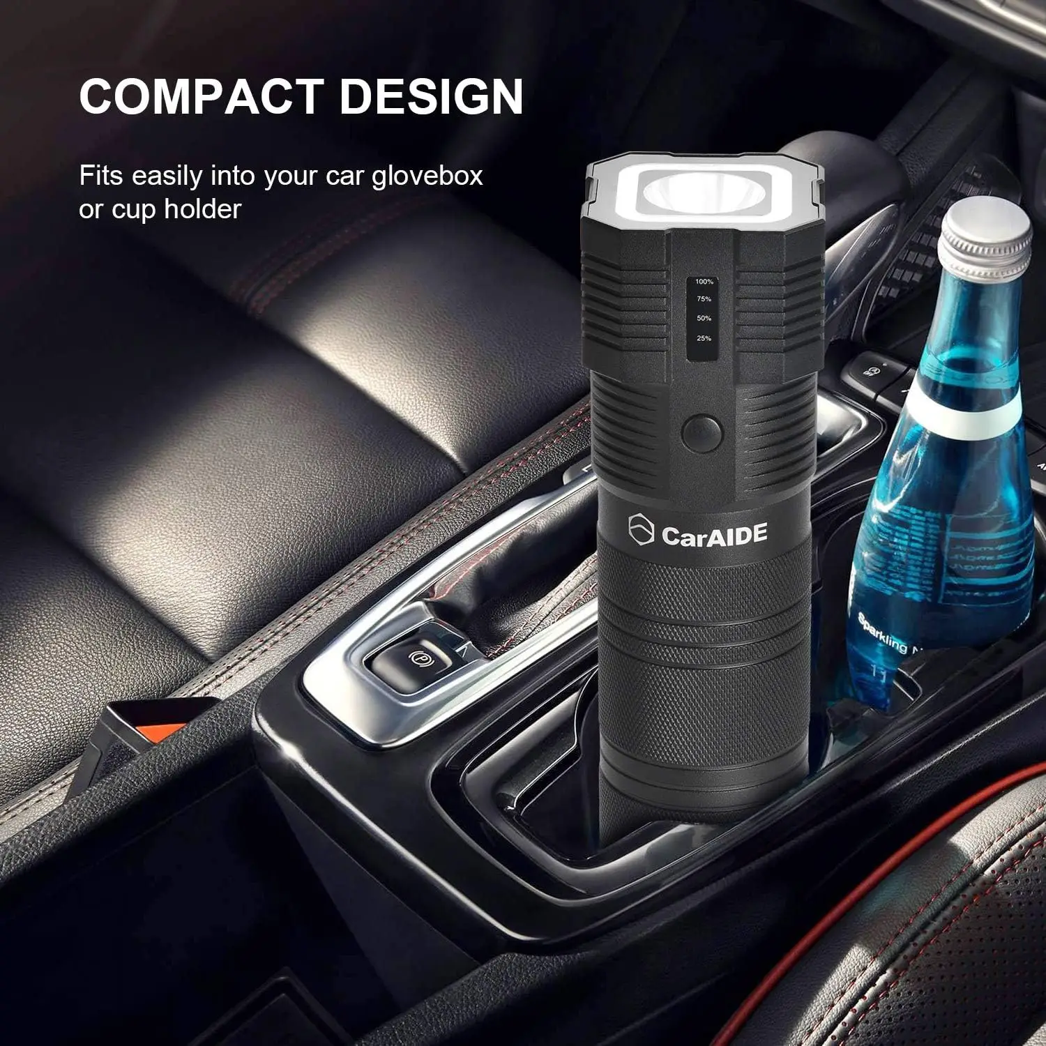 Arrancador de salto súper seguro 12V 1000A, herramientas de emergencia 18 en 1 con interruptor de ventana, cortador de cinturón de seguridad, Flash SOS