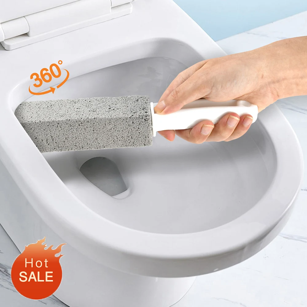 6แพ็คหินภูเขาไฟสําหรับแปรงทําความสะอาดห้องน้ําพร้อมที่จับทําความสะอาดน้ําแหวนRemoverสําหรับอาบน้ํา/สระว่ายน้ํา/ห้องครัว/ครัวเรือน