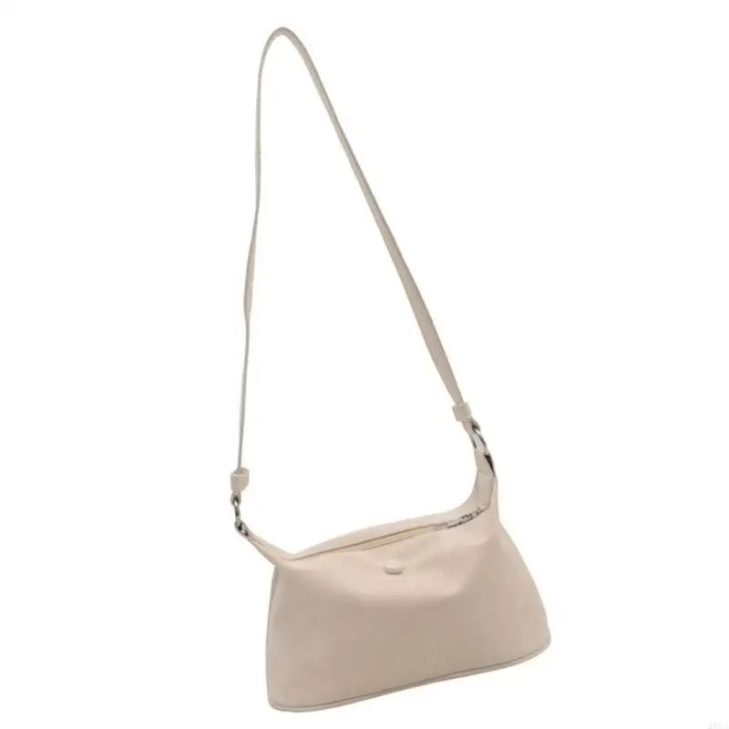 

Sophisticated Women Crossbody Shoulder Bag PU Leather Solid Bucket Bag Purse 20CA