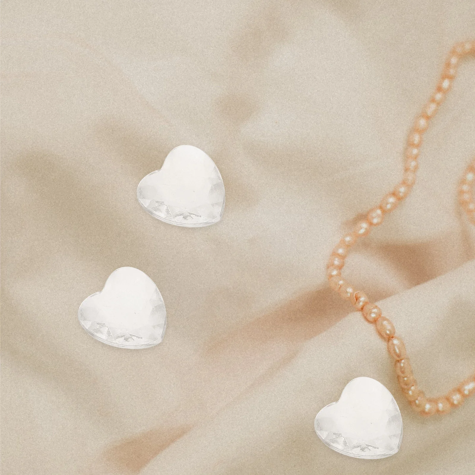 

100pcs Water Drill Decorative Items Heart Shaped Acrylic Crystals Table Scatter For Wedding Party Decoration Diy Acrylic Hearts