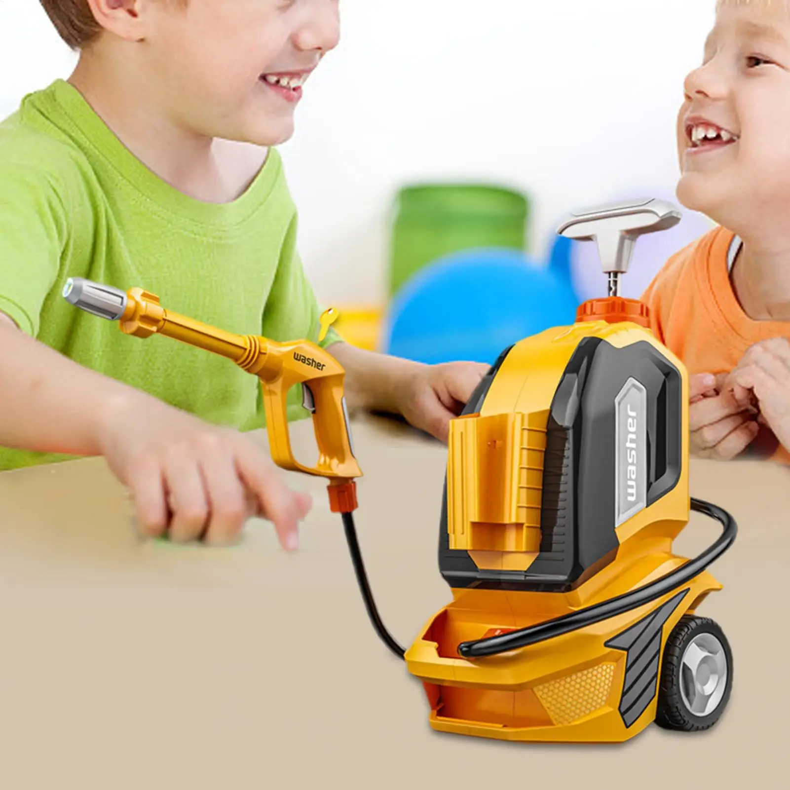 jouet-de-nettoyage-a-l'eau-sous-pression-avec-roues-raclette-eponge-et-serviette-pour-jeux-de-role-garcons-et-filles-maternelle-ecole-garage