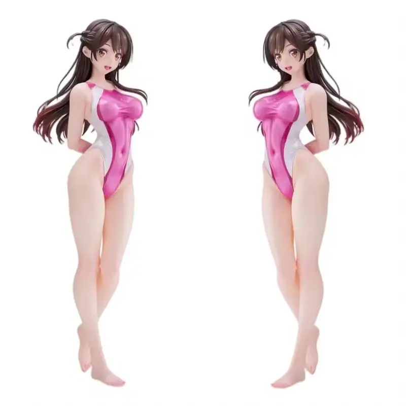 Anime Figuur Pop Mizuhara Chizuru Meisje Competitieve Badpak Stance Vriendin Lenen Me Thema Collectible Decoratie Cadeau