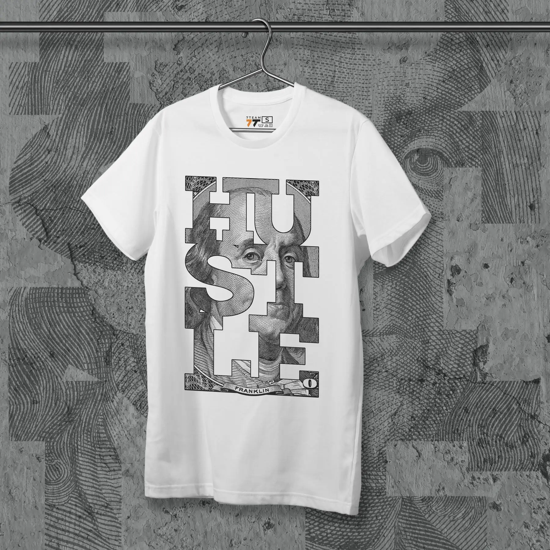 T-shirt with Hustle W print