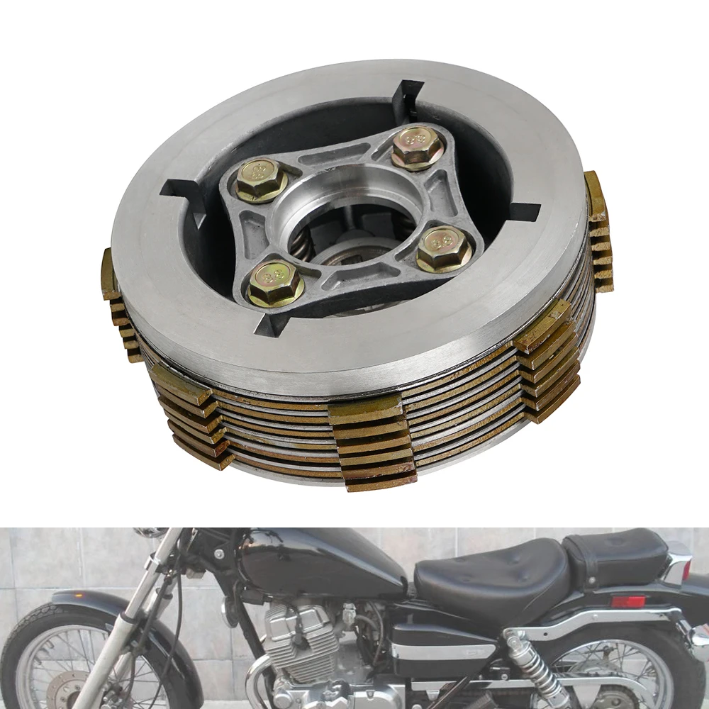 For 1985-1987 Honda Rebel 250 CMX250C CMX250CD CMX250CL 1996-2015 Rebel 250 CMX250C Complete Clutch Disc Plate Unit Kit