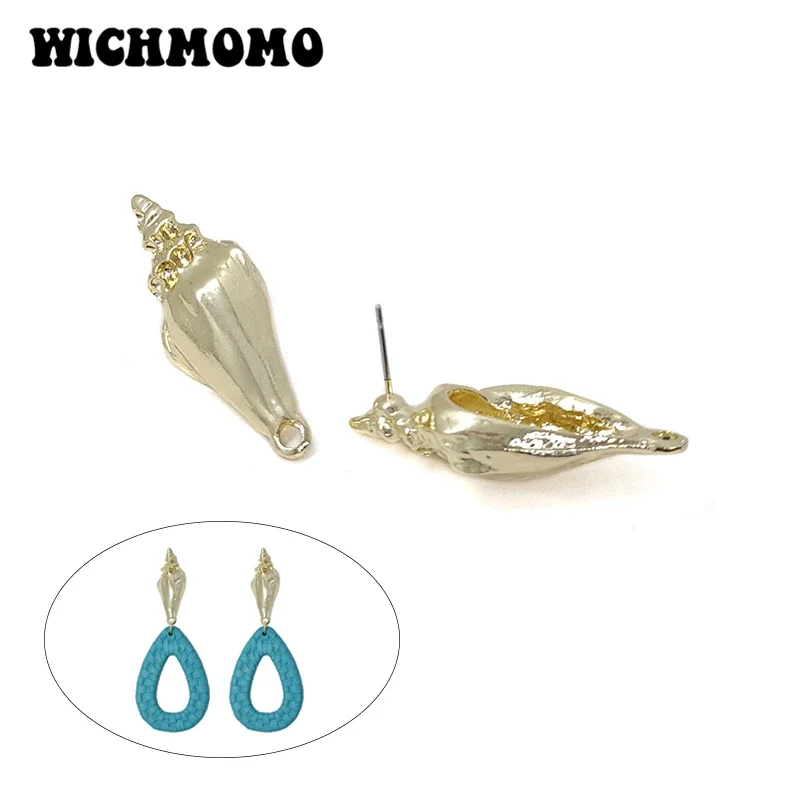 

Новинка, 36*14 мм, 6 шт./пакет, высокое качество, цинковый сплав, длинные серьги-раковины, базовые разъемы, соединитель для DIY, серьги, ювелирные аксессуары