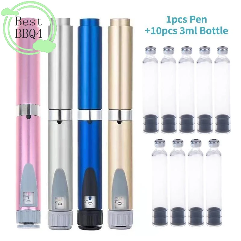 (BBQ4)Magic Pen Tattoo Pen Kit Cartridges 3ml Empty Cassette Bottle Individual Packaging Sterile Set For Lilly Insulin Pen