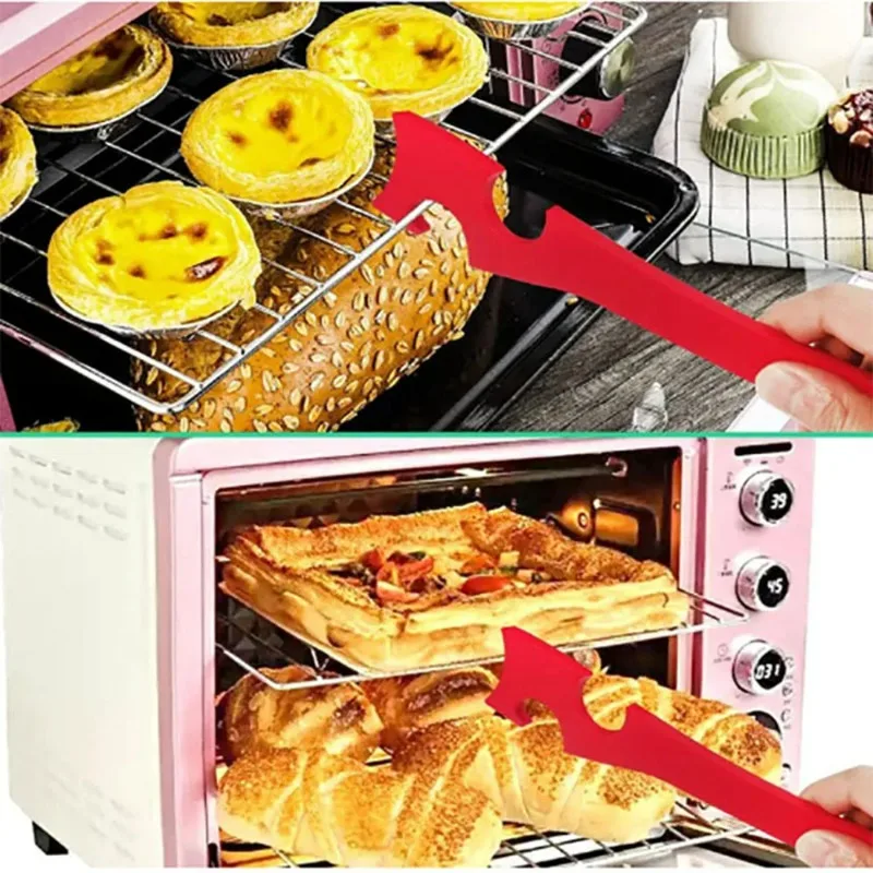 

Oven push pull tool oven, baking tray tool, kitchen multifunctional push-pull rod, non scalding hand push-pull tool