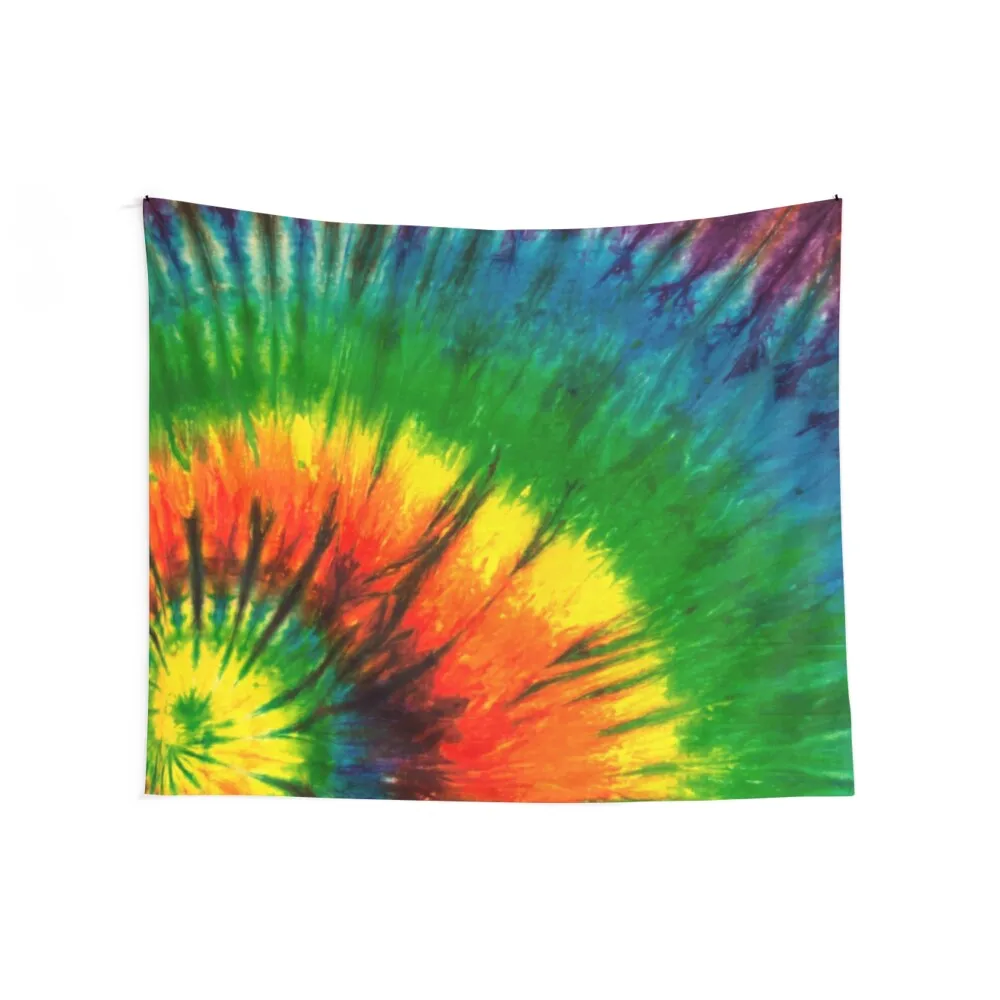 Bright Spiral Tie Dye Tapestry Decorative Wall Mural Room Decorations Aesthetic Tapestry