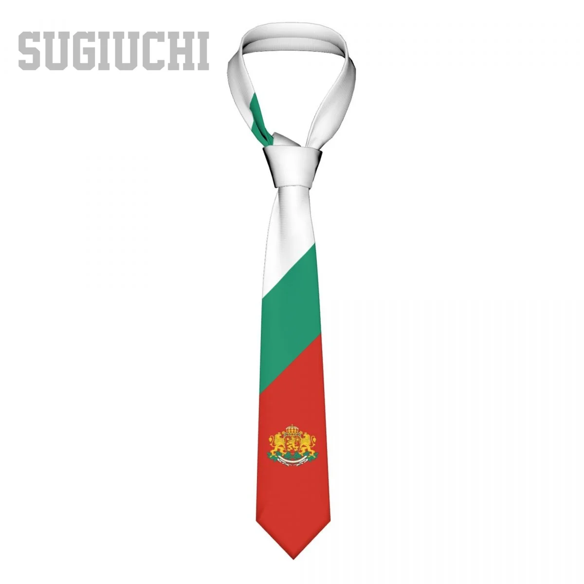 

Флаг Болгарии, эмблема, мужские и женские галстуки, повседневные клетчатые галстуки, костюмы, тонкий деловой галстук для свадебной вечеринки, Gravatas