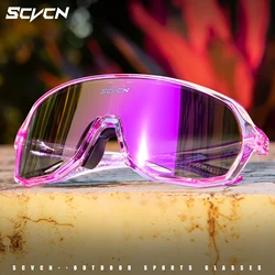 SCVCN Cycling Sunglasses Women Driving Bike Glasses Outdoor Sport running Eyewear Male MTB Road Bicycle Cycling UV400 Goggles