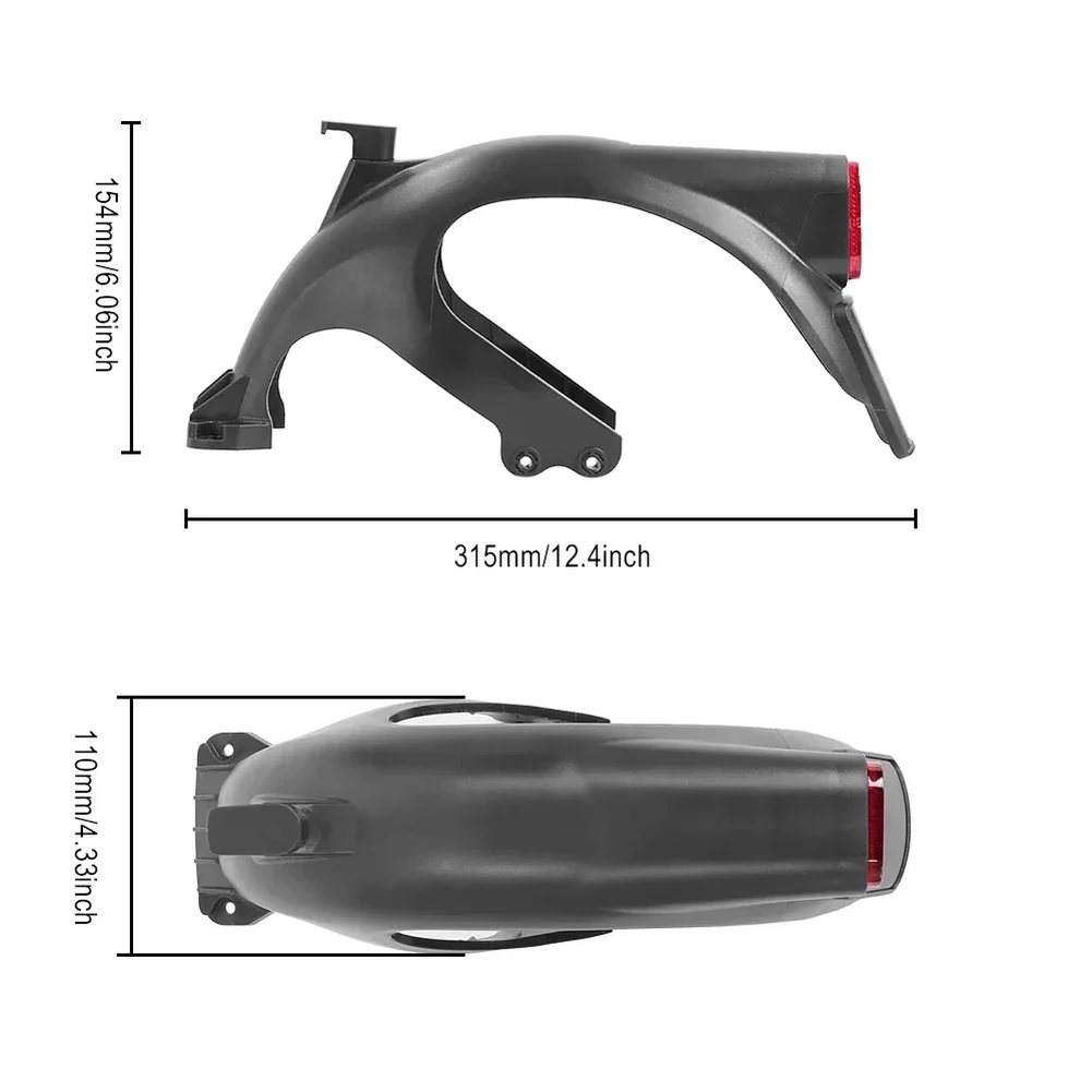 

Rear Taillight Set For Segway Max G2 Electric Scooter ABS Mudguard Guard Black Replacement Accessories
