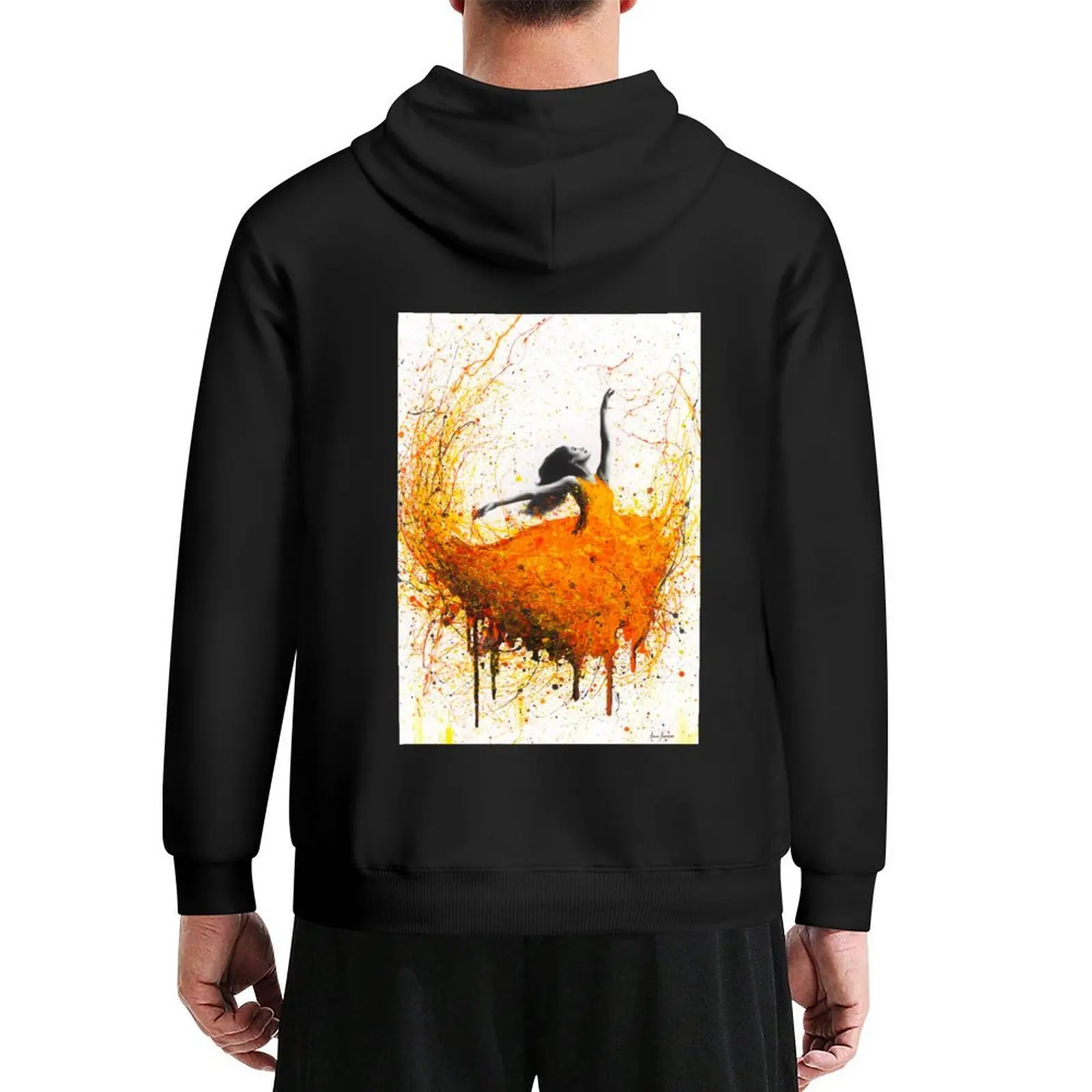 

Tangelo Fire Dance Hoodie korean style clothes japanese style mens designer clothes men wear pullover hoodies