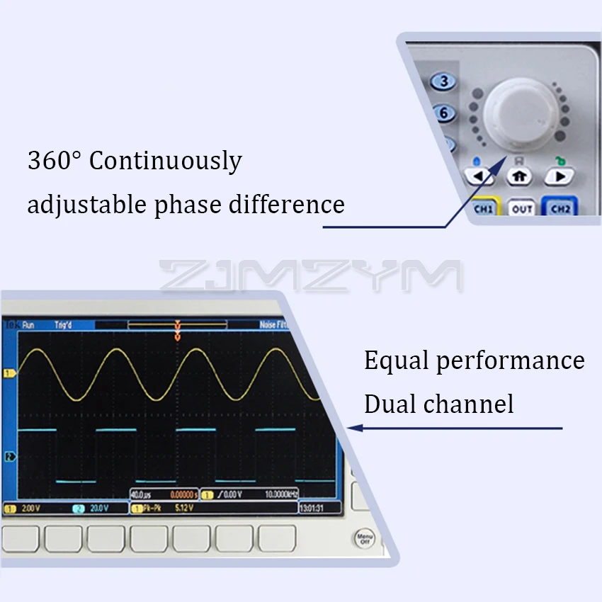 JDS6600 15MHz Dual/2-Channel DDS Signal Generator Signal Source Frequency Meter Function Arbitrary Waveform Generator Counter