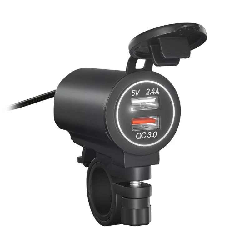 

QC3.0 USB LED Light with LED Voltmeter Auto Phone Stable Current Output