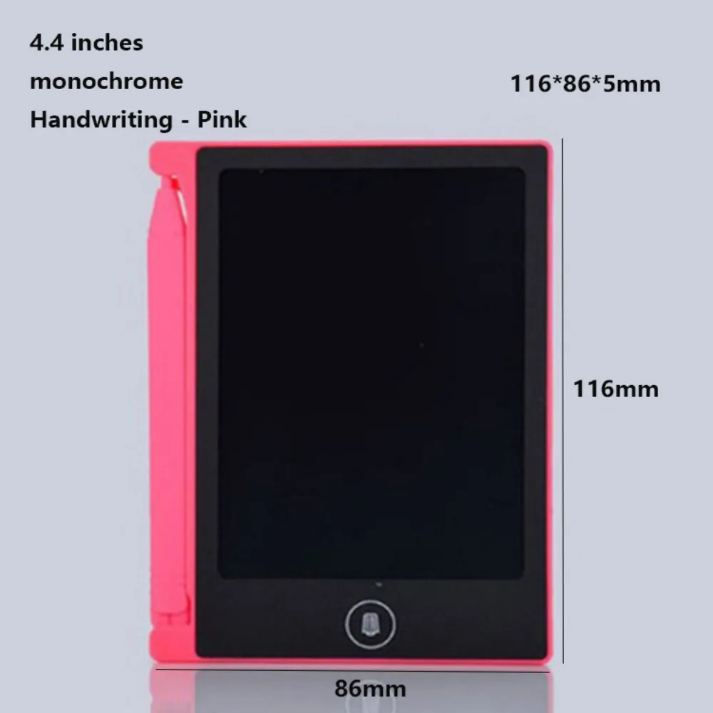 4.4/6.5in LCD Drawing Board Multicolor Plastic Writing Tablet Digit Magic Blackboard Art Painting Tool Unisex's Gift