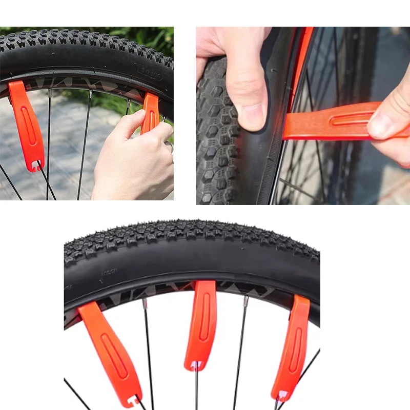 Barra de palanca para neumáticos de bicicleta, herramienta de extracción de palanca ultraligera para bicicleta de carretera, palanca para neumáticos, cambio de llanta, cuchara, herramienta de reparación de bicicletas