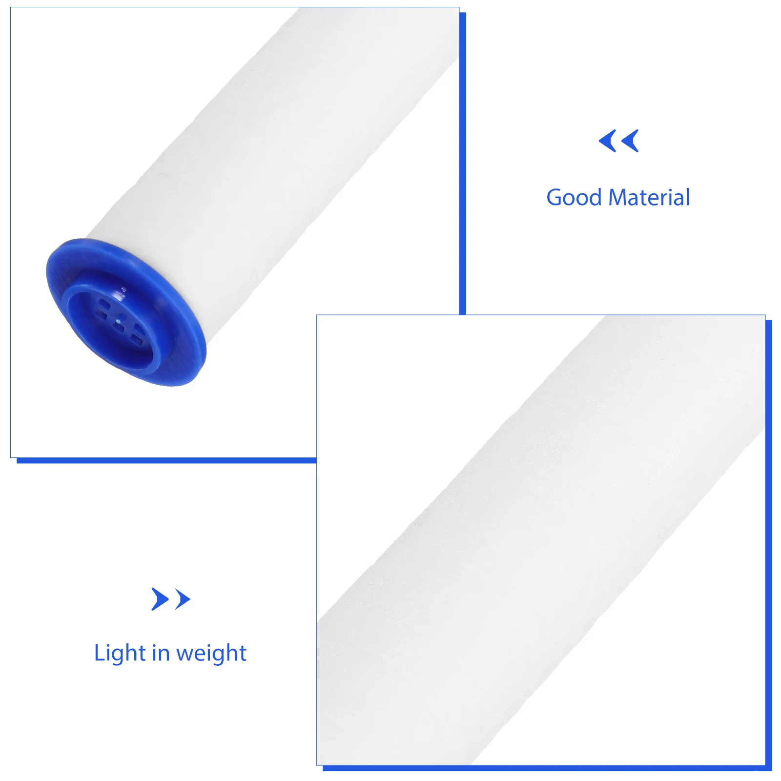 

4Pcs Calcium Sulfite Shower Head Filter Replacement Easy Wash Filter for Home Dorm Bathing Water Purifier