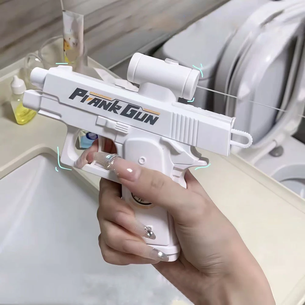 Pistola pulverizadora de agua inversa de doble cara, Manual, creativa, para exteriores, recuerdo de fiesta de verano, Gadgets de broma, regalo, broma Waterg