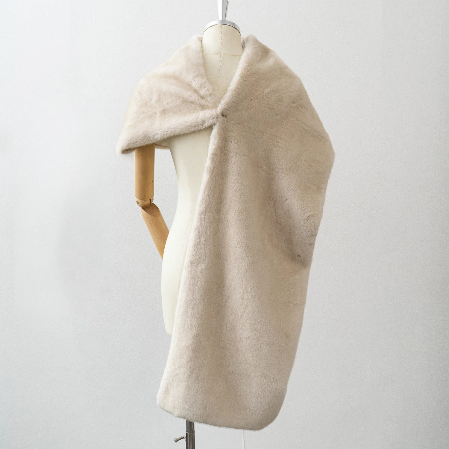 レディースファッション フェイクファー スカーフ、フェイクミンク マフラー