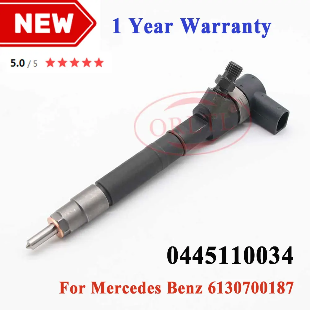 

0445110034 New Injection Nozzle 0 445 110 034 Diesel Injector 0445 110 034 6130700187 for Mercedes Benz Engine A6130700187