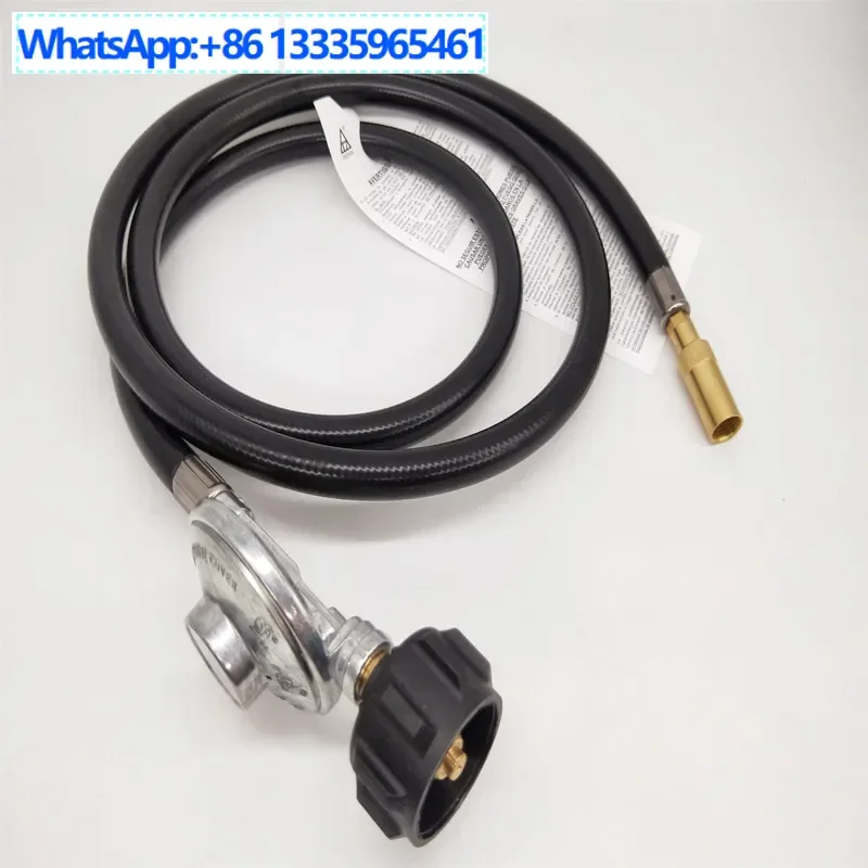 Adaptador regulador de propano y butano, conector de cilindro de gas macho de 21,8l/3/8 "L, conector de gas, 5 uds.