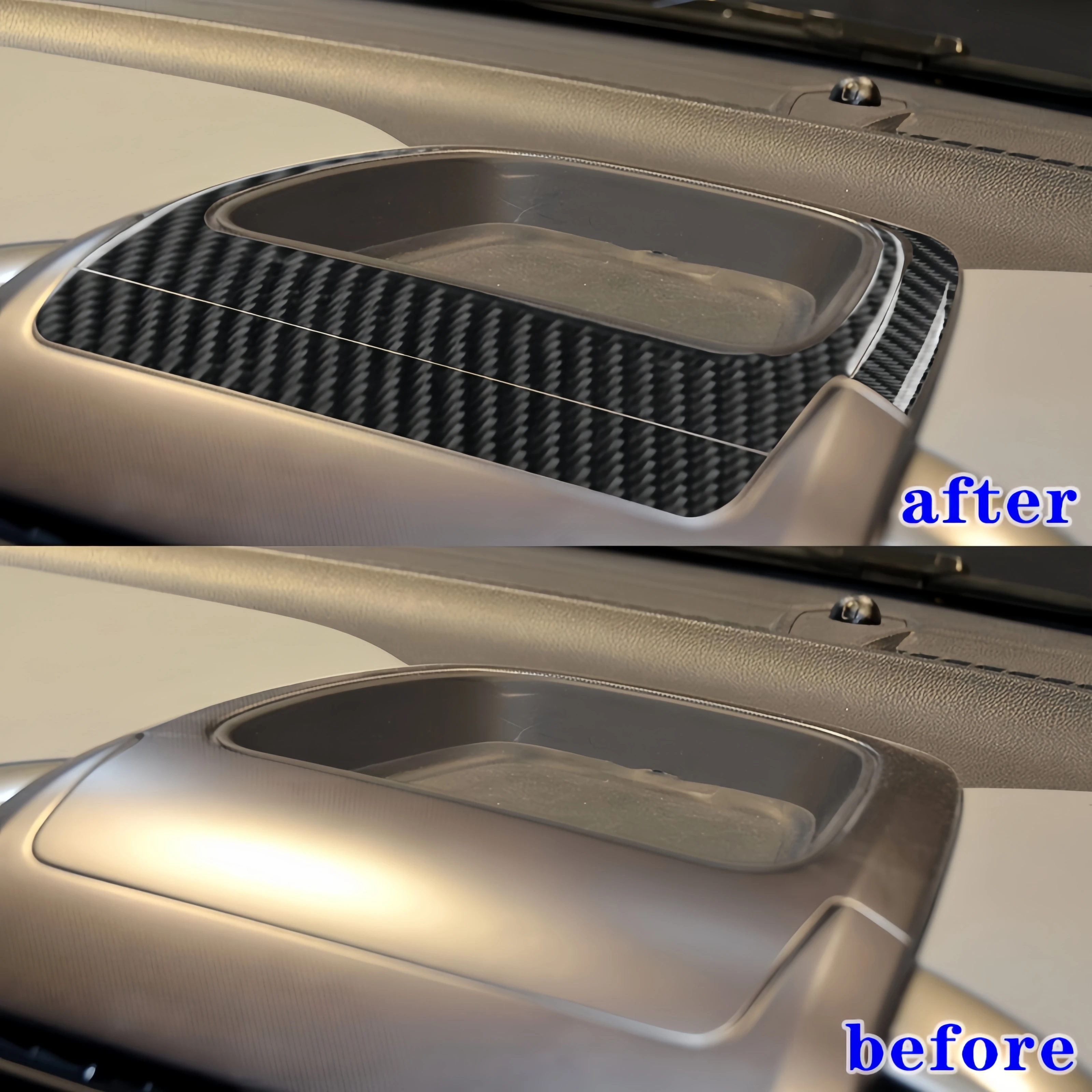 Carbon Fiber Interior For Chevrolet Sonic 2012-2016 Car Dashboard Storage Box Frame Cover Protecrive Trim Accesorios Para Auto