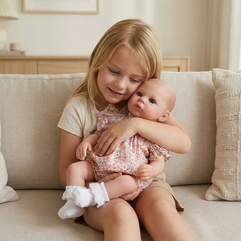 18 polegada vinil completo reborn bebê boneca prado real lifelike bebê recém-nascido bonecas mão pintura detalhada com veias visíveis crianças brinquedo