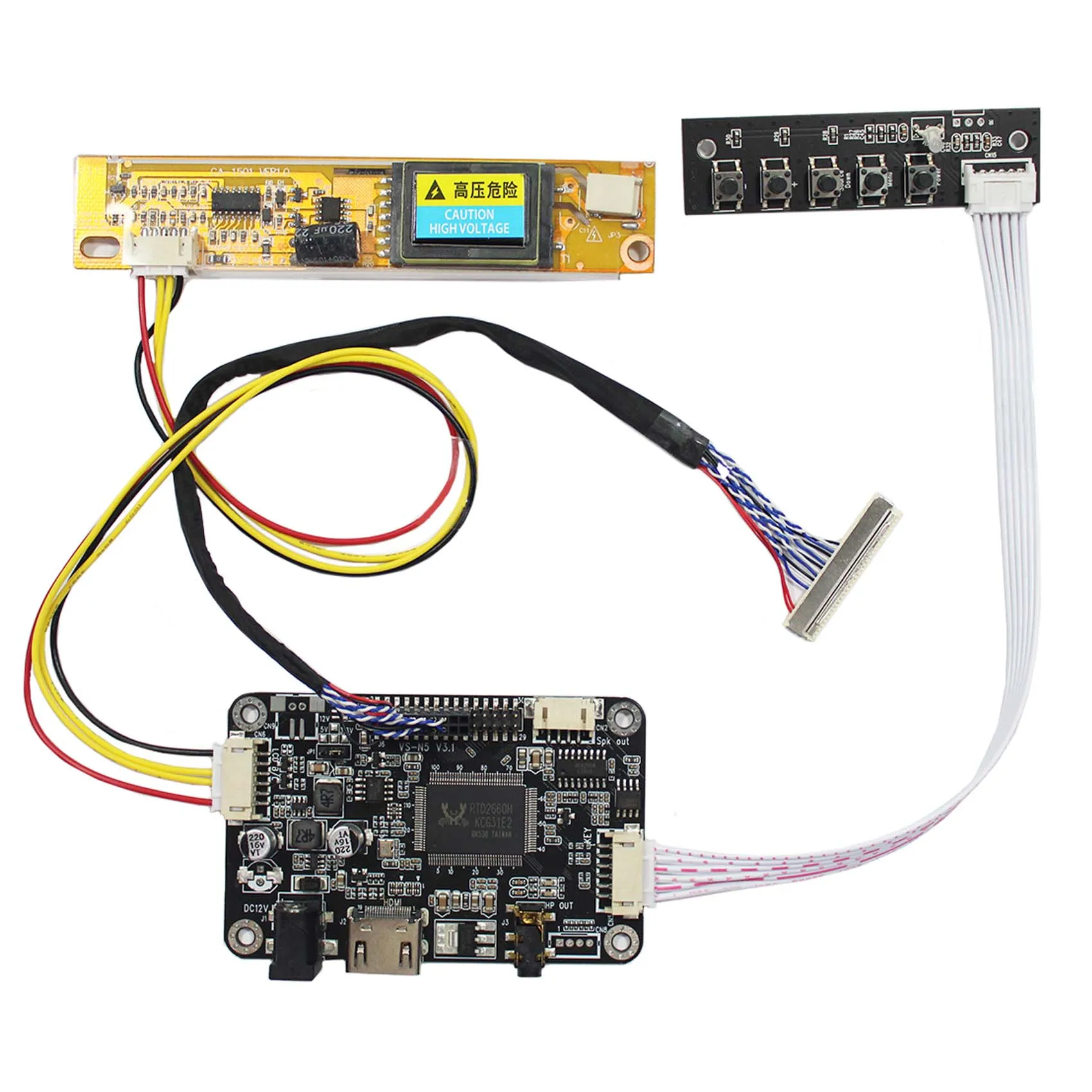 Driver Board Lvds Lcd Board Controller for 14.1 15.4 15.6 16Inch Tft Lcd Screen