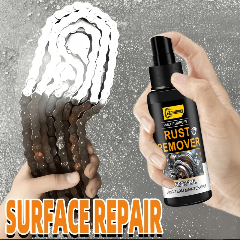 Rust Removal Spray Metal Polish Cleaner for Garden Hardware Appliances Furniture and Rusted Metal Parts