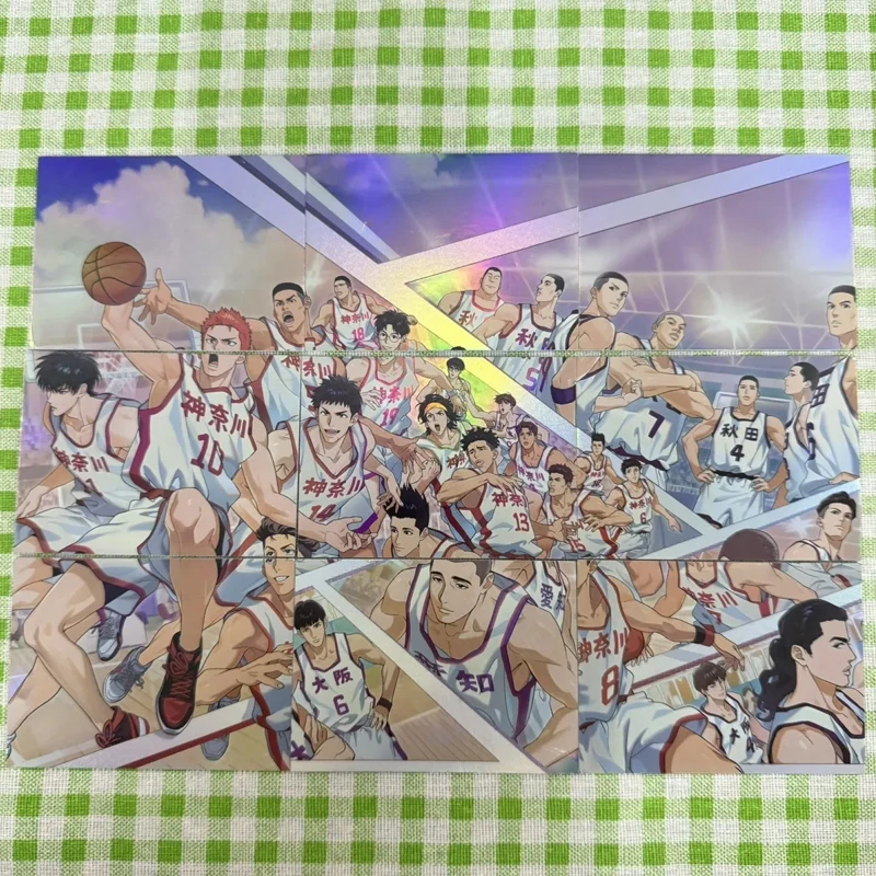 أنيمي سلام دنك الألغاز بطاقات Sakuragi Hanamichi Rukawa Kaede Mitsui Hisashi جمع بطاقات هدايا عيد ميلاد لعب الأطفال