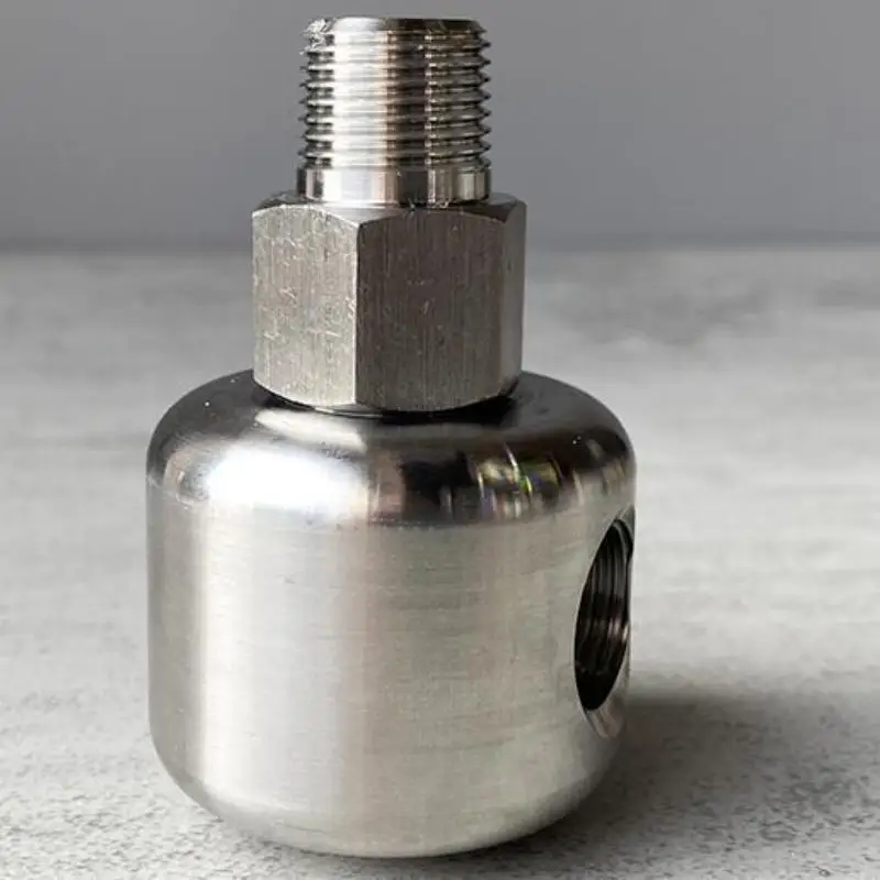 3/8 Inch NPT Stainless Steel Swivel Joints Fitting 90 Degree Rotary Union High Pressure Washer Spare Parts