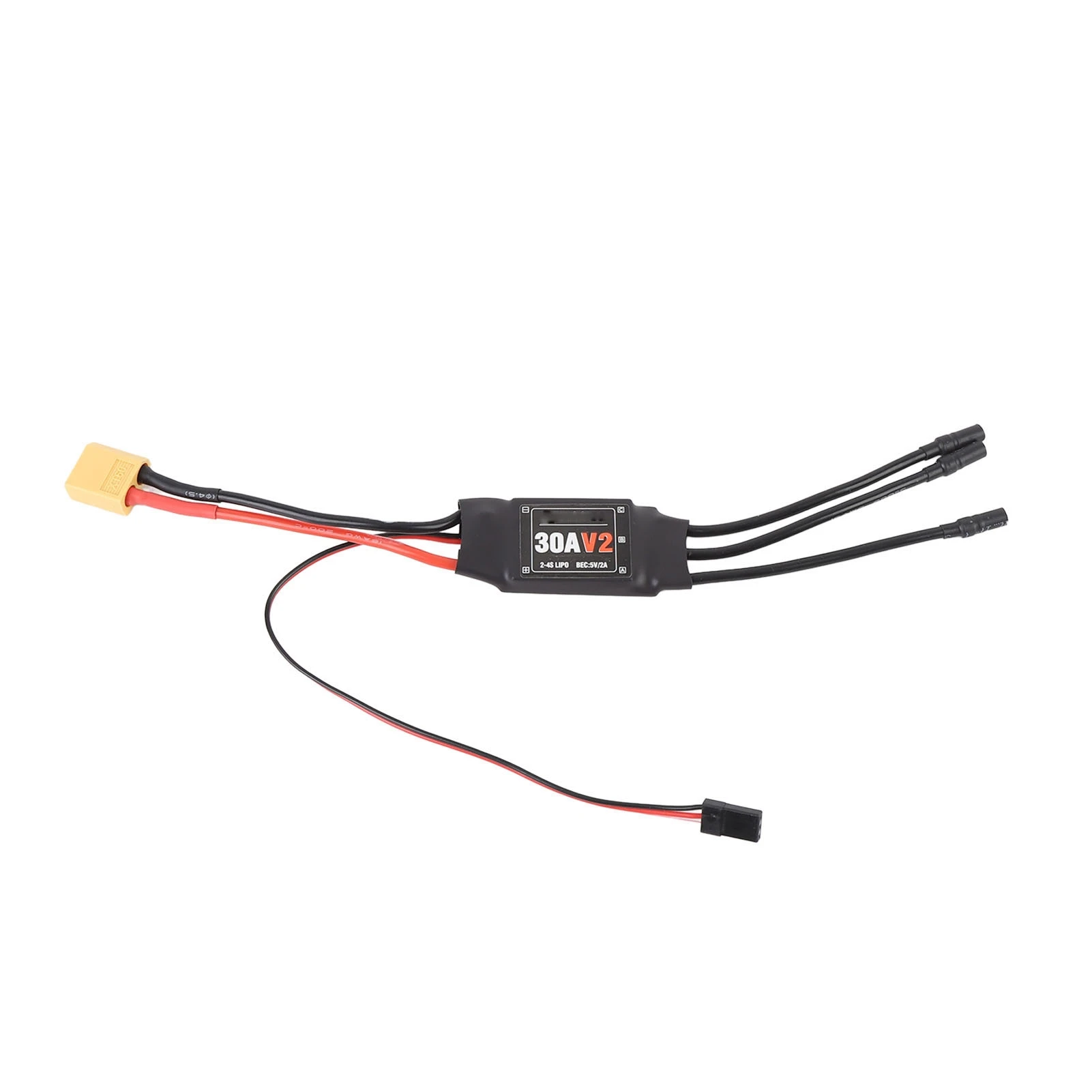 30A ESC RC Motor Brushless Speed Controller with XT60 and 3.5mm Female Plug Multiple Guard for RC Helicopter Airplane Multirotor