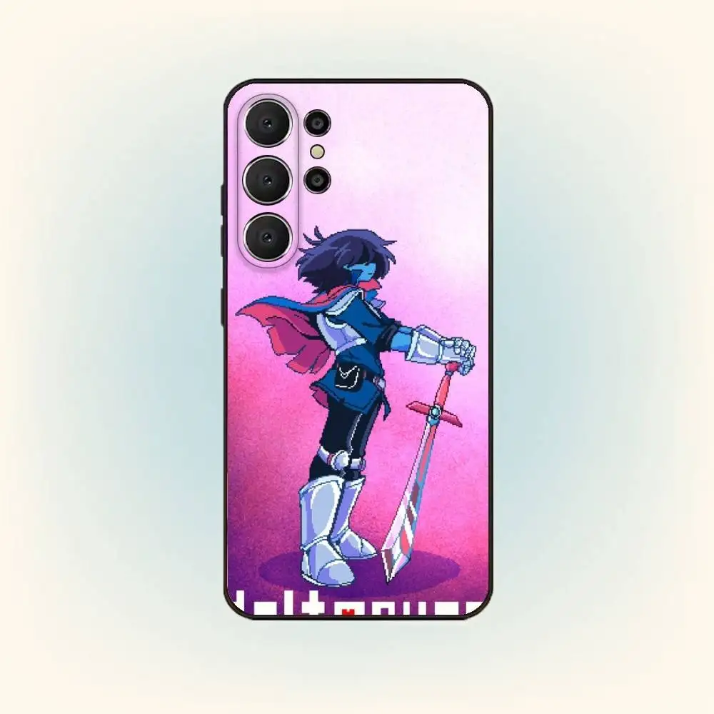 เคสโทรศัพท์ D-Deltarune K-Kris สำหรับ Samsung S 25,24,23,22,30,21,10,9,Ultra,Plus,Lite,FE,4,5 G สีดำ เคสนิ่ม