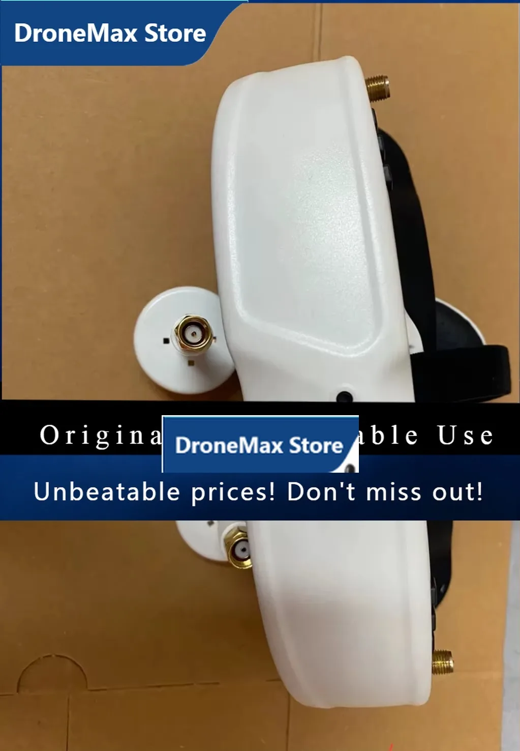 DroMaEHANG GHOST DRONE VR 5.8GHz Video Transmission Goggles FPV W/Head Tracking Sensor Bluetooth/Wi-Fi + 2.4GHz Data Transmissio