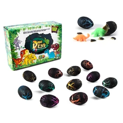 SUNPAO 12PCS EVA material soaked in water to hatch dinosaur eggs Birthday gifts for boys and girls, Easter basket fillers